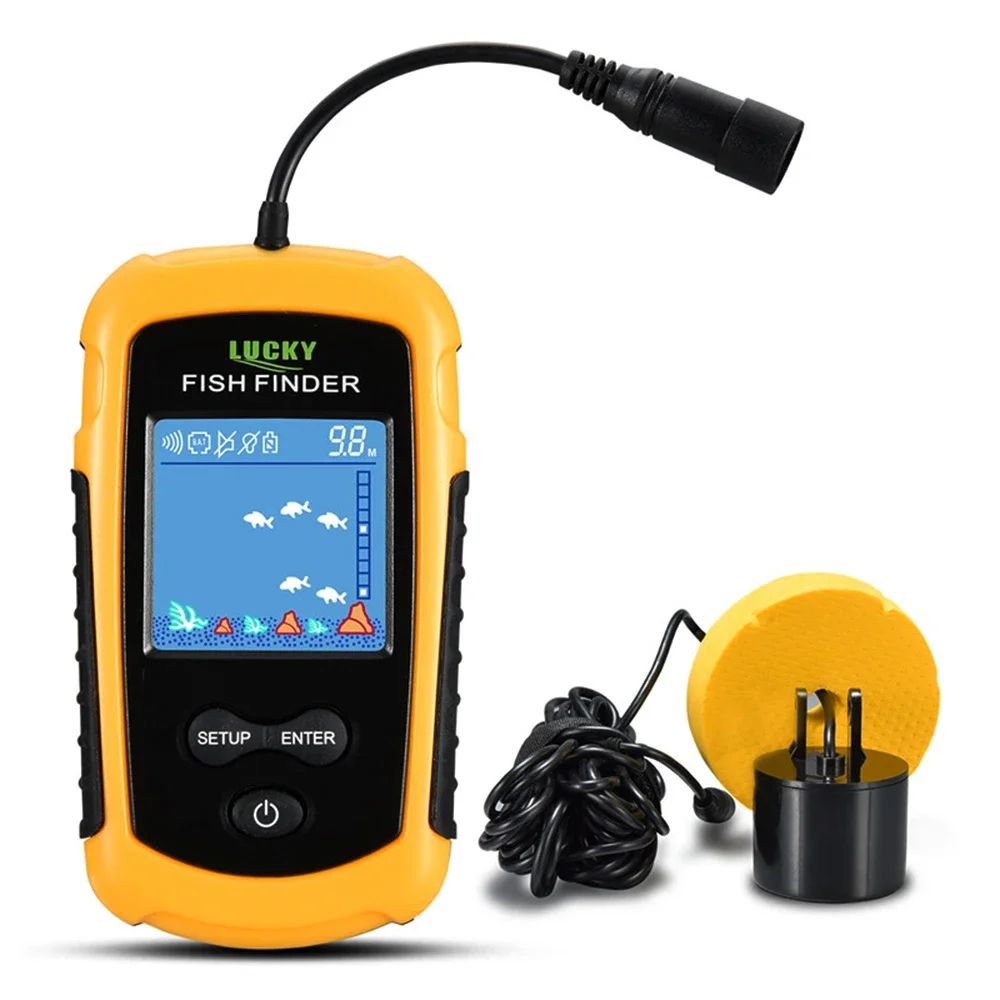 Lucky LCD Color Screen Portabl - Fish Finder Battery ulasan dan harga