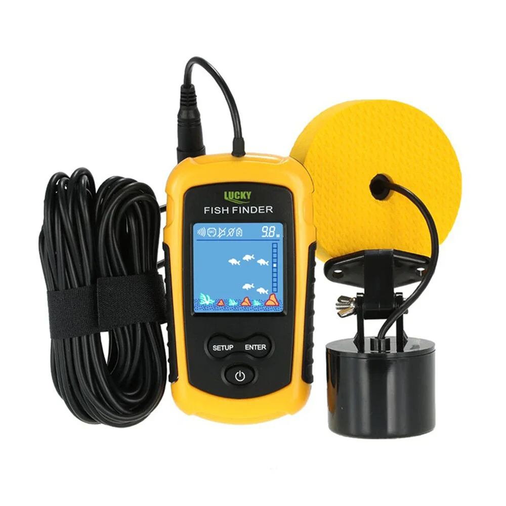 Lucky LCD Color Screen Portabl - Fish Finder Battery ulasan dan harga