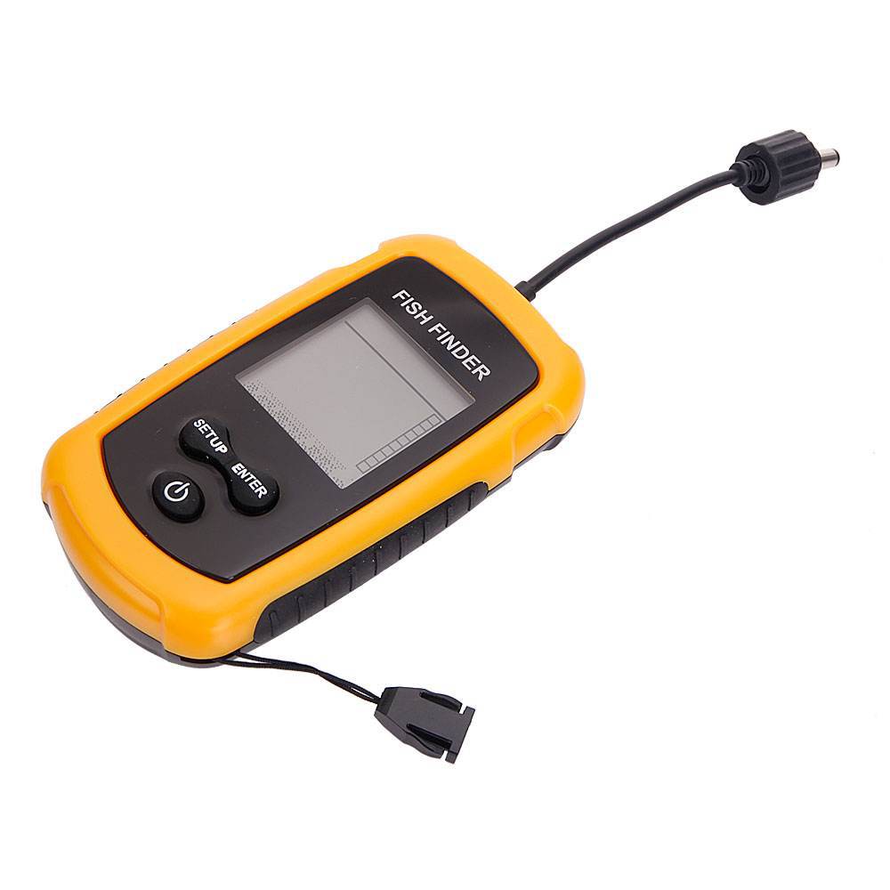 Alarm 100M Portable Sonar Fish - Fish Finder Transducer ulasan dan harga