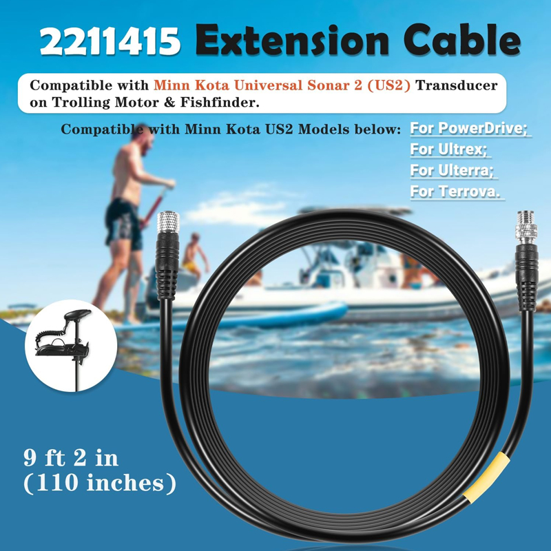 1852068 MKR-US2-8 7-Pin Adapte - Fish Finder Cable ulasan dan harga